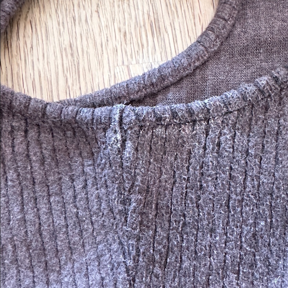 PrettyLittleThing Chocolate Ribbed Set - Picture 13 of 16